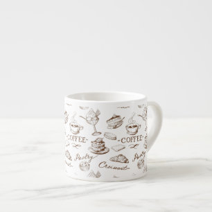 Sweet paper espresso cup