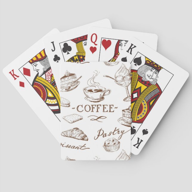 Sweet paper playing cards (Back)