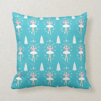 Sweet Pastel Nutcracker Christmas Cushion