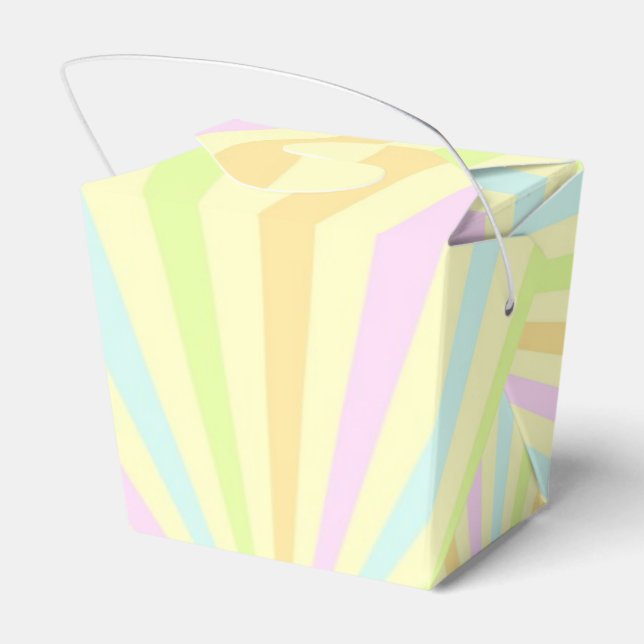 Sweet Pastels Spinning Wheel Burst Favour Box (Back Side)