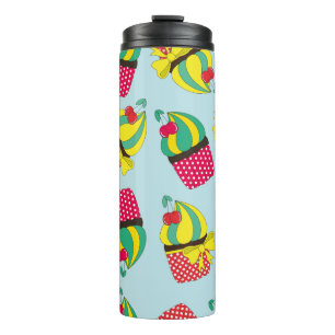 sweet pattern design. Vintage illustration Thermal Tumbler