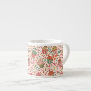 Sweet pattern espresso cup