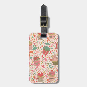 Sweet pattern luggage tag
