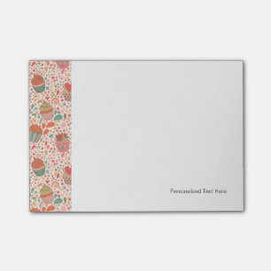 Sweet pattern post-it notes