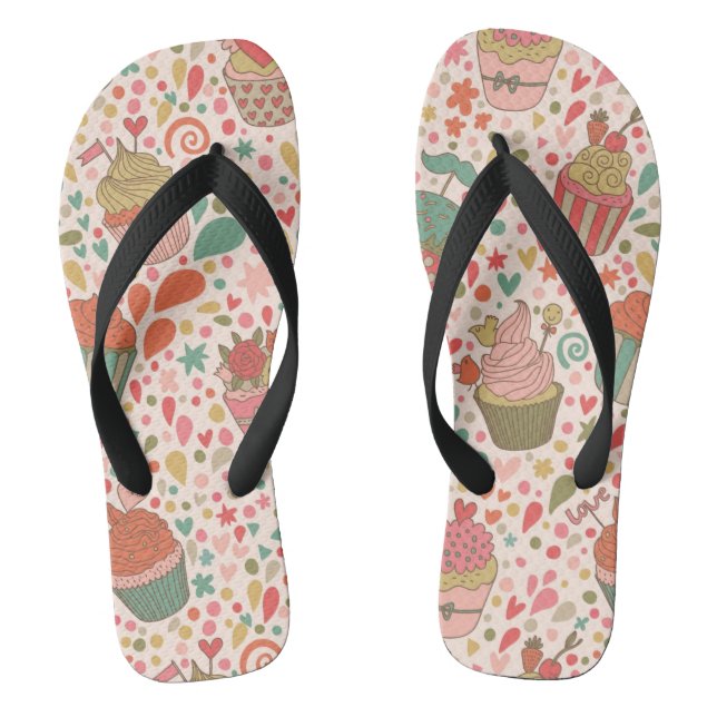 Sweet pattern thongs (Footbed)