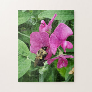 Sweet pea and bee puzzle