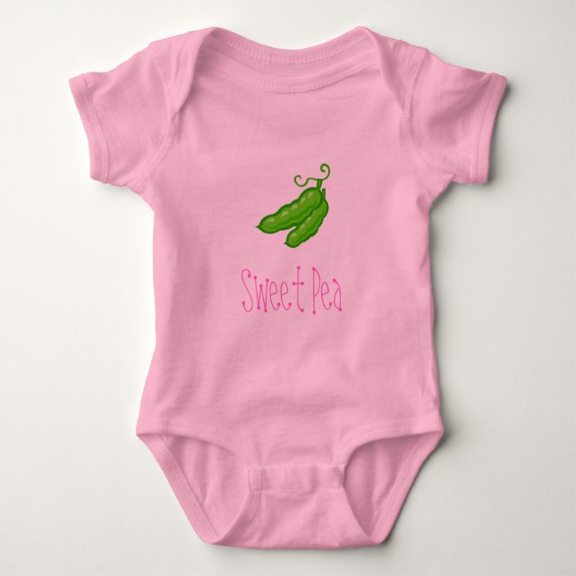 Sweet Pea Baby Bodysuit (Front)