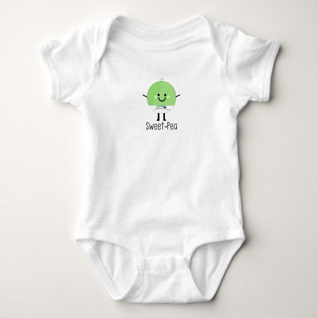 Sweet Pea Baby Boy Baby Bodysuit (Front)