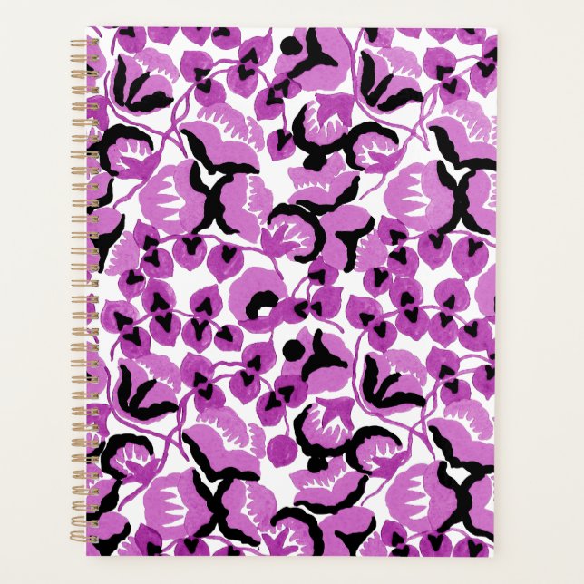 Sweet Pea (Berry) Fine Art Planner (Front)