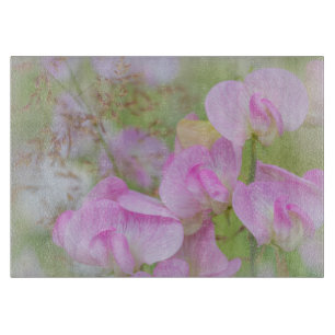 Sweet Pea Blossoms Seabeck, WA Cutting Board
