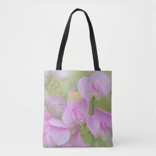 Sweet Pea Blossoms Seabeck, WA Tote Bag