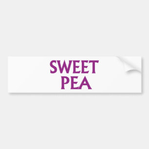 Sweet Pea Bumper Sticker
