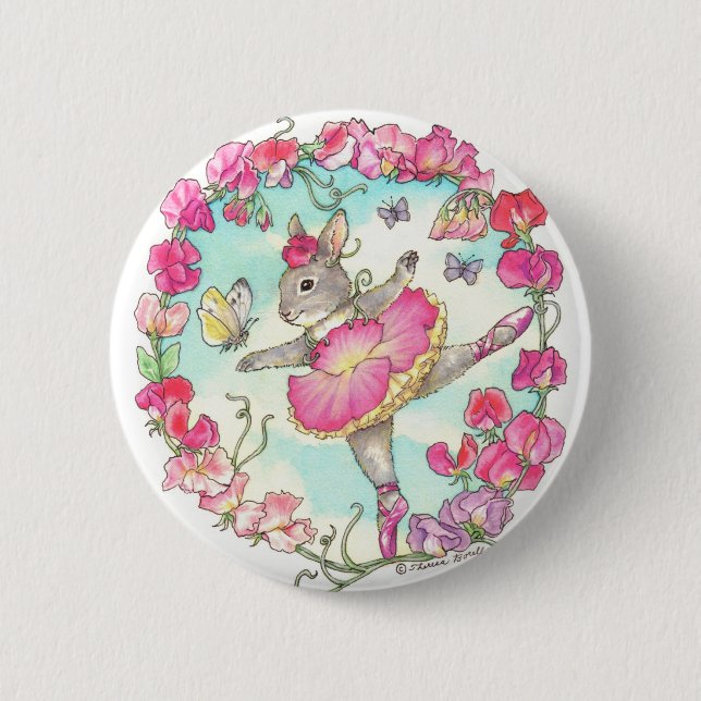 Sweet Pea button (Front)