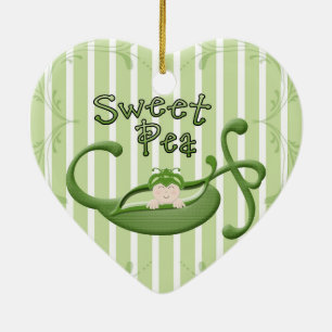 Sweet Pea Ceramic Tree Decoration