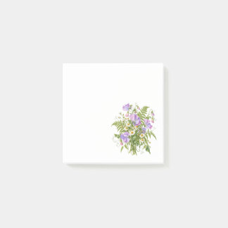Sweet Pea Chamomile Botanical Corner Post-it Notes