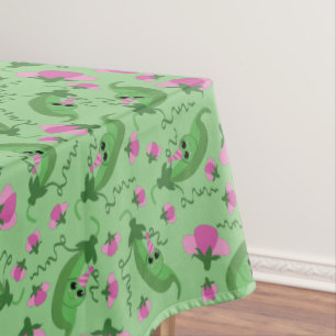 Sweet Pea Cute 1st Birthday Party Tablecloth