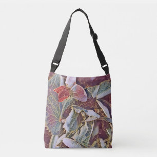 SWEET PEA FLOWERS CROSSBODY BAG