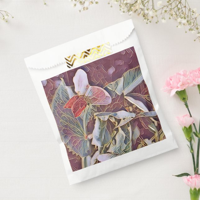 SWEET PEA FLOWERS   FAVOUR BAG (Sealed)