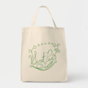 Sweet Pea Grocery Bag
