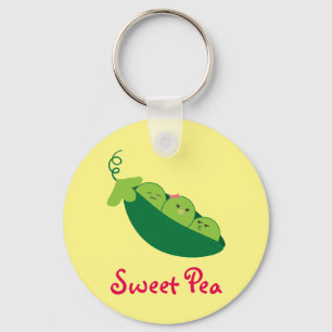 Sweet Pea Key Ring