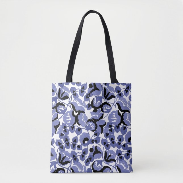 Sweet Pea (Periwinkle) Fine Art Tote Bag (Front)