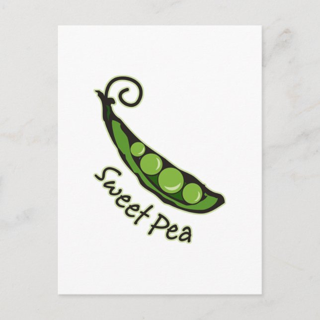 Sweet Pea Postcard (Front)