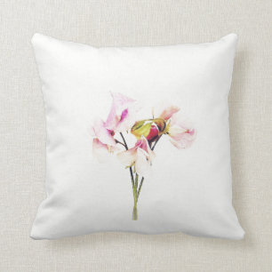 Sweet Pea Print Cushion