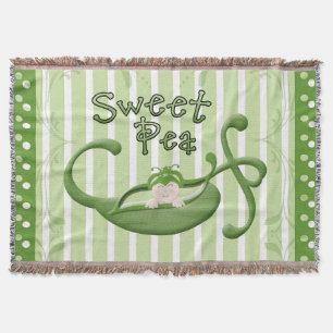 Sweet Pea Throw Blanket