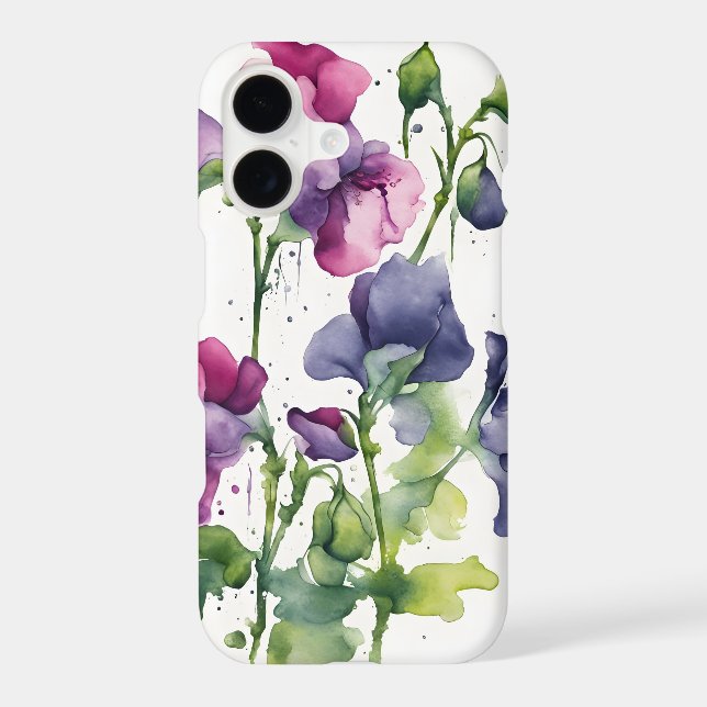 Sweet Pea - Watercolor flowers (Back)