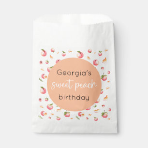 Sweet Peach Birthday Favour Bag