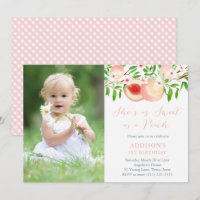 Sweet Peach Birthday Party for Girl Photo