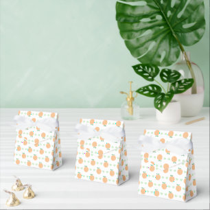 Sweet Peach Elegant Baby Shower Favour Box
