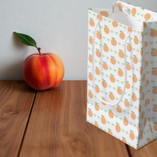 Sweet Peach Elegant Baby Shower Small Gift Bag