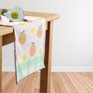 Sweet Peach Short Table Runner