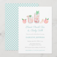 Sweet Peach Tea Gender Neutral Baby Shower Party