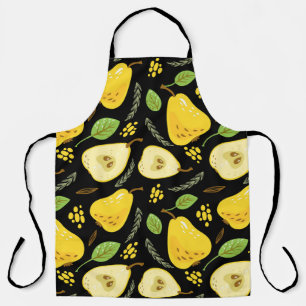Sweet Pears: Overlapping Fruit Design Apron