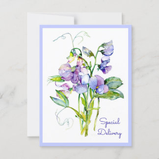 Sweet Peas Anytime Card