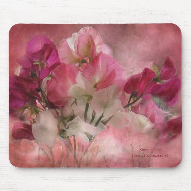 Sweet Peas Mousepad (Front)