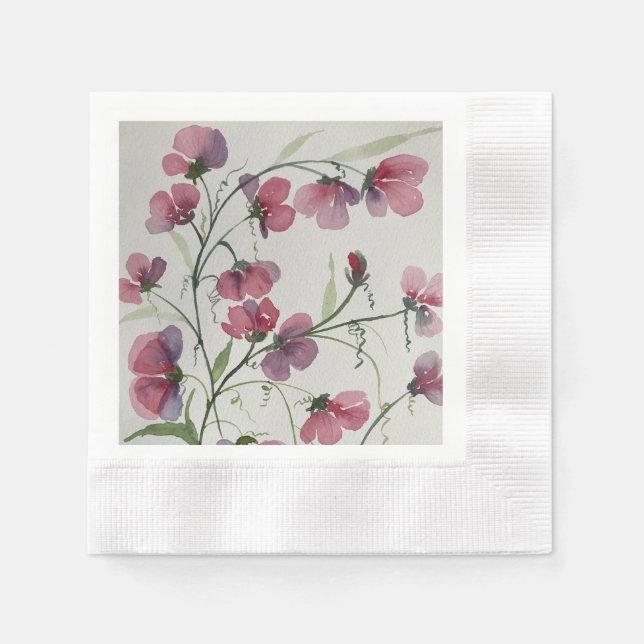 Sweet Peas - Napkins (Front)