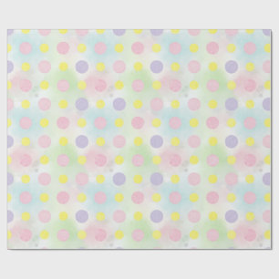 Sweet peas on a pastel background by Natasha Us Wrapping Paper