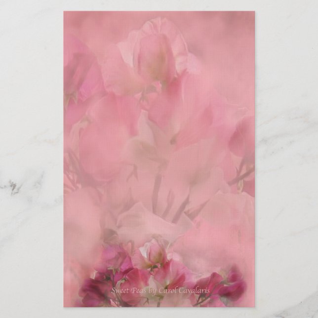 Sweet Peas Stationery (Front)