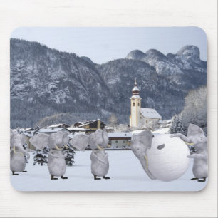 Sweet Pengphants Mouse Pad