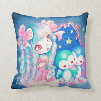 Sweet Penguin Christmas Cushion