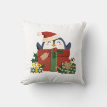 Sweet penguin wishes merry Christmas