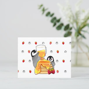 Sweet Penguins Postcard
