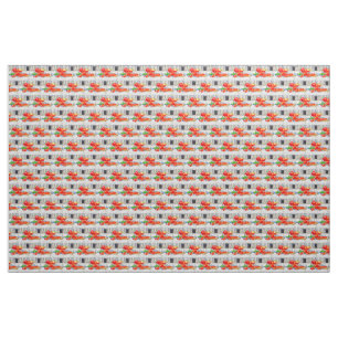 Sweet pepper still life fabric