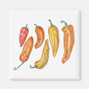 Sweet Peppers Magnet
