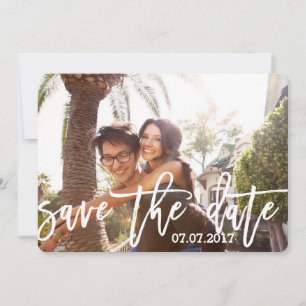 Sweet Personalised Photo Save the Date Card