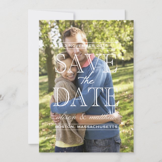Sweet Photo Save the Date (Front)