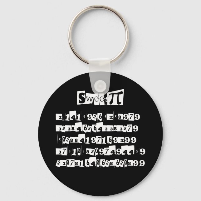 Sweet Pi Key Ring (Front)